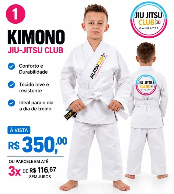 Kimono Oficial Jiu-Jitsu Club
