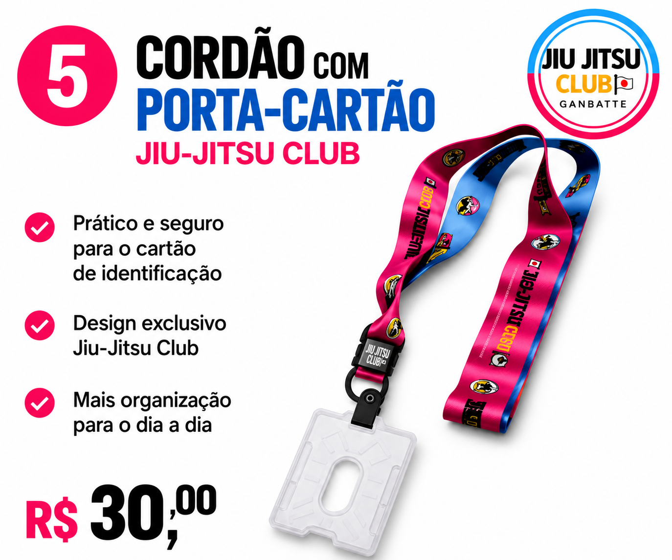Cordão com Porta-Cartão